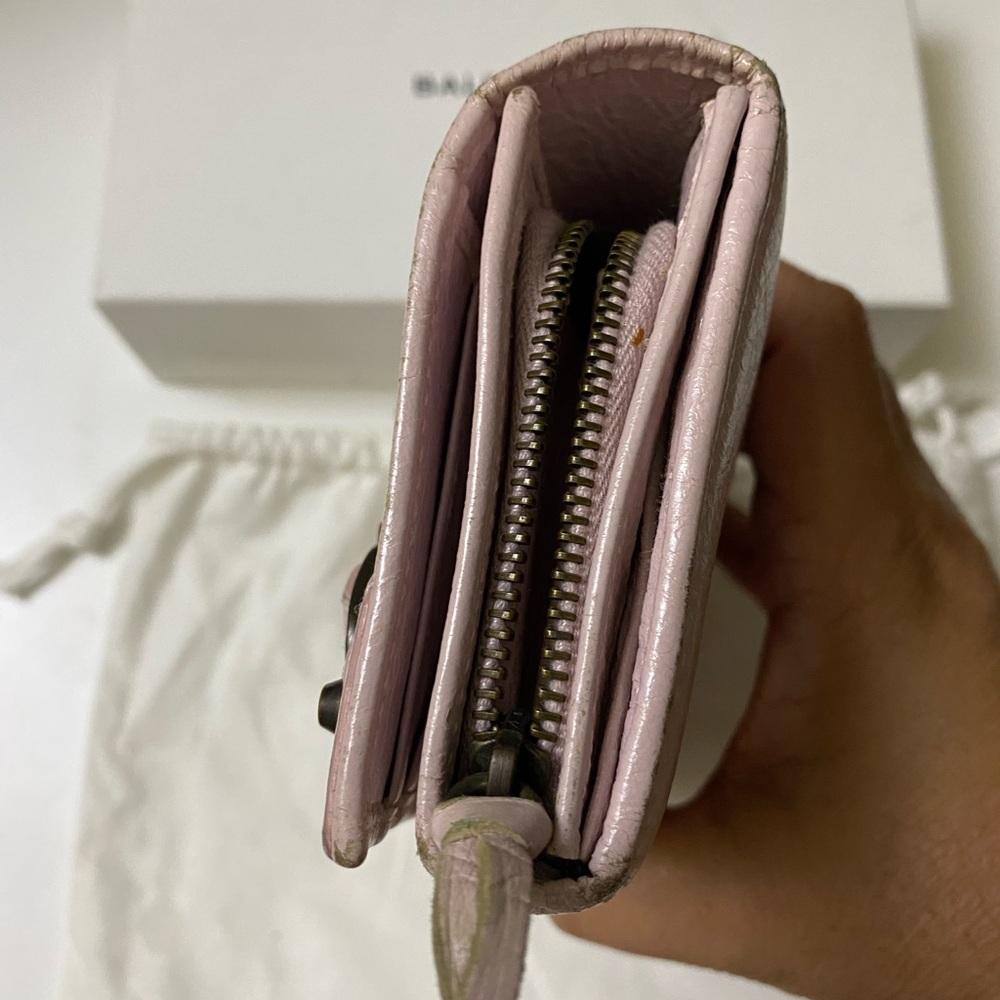 FLASH SALE! 🥳 Balenciaga Long Leather Wallet. Light Blush Pink/Nude. - Picture 5 of 16